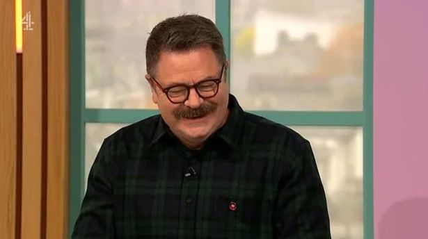 Nick Offerman swore on Channel 4's Sunday Brunch