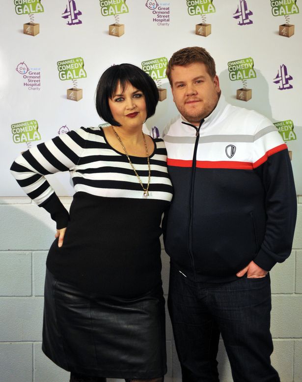 Ruth Jones and James Corden,