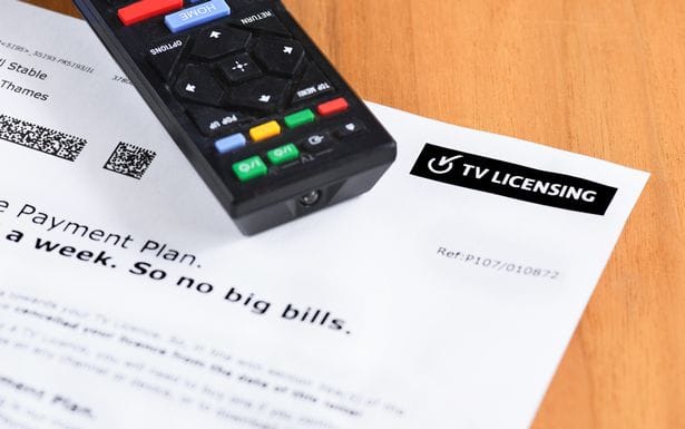 TV Licence letter