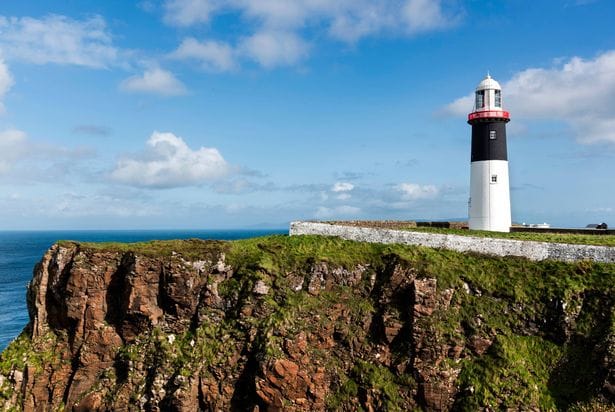Lighthouse in Rathlin Island in the north coast of Northern Ireland near Causeway Coast