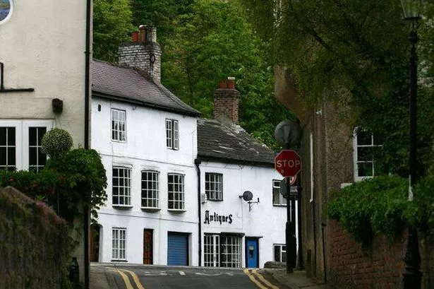 English traditional houses, Knaresborough, Yorkshire